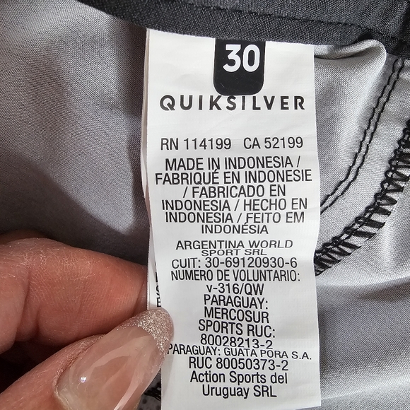 ● QUIKSILVER ● Highline Choppa 19" Swim Shorts Boardshorts 4-way Stretch Hybrid - Picture 11 of 12